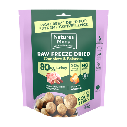 Natures Menu Complete and Balanced Adult Turkey Dry Dog Food