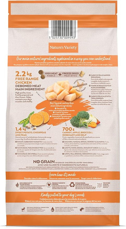 Natures Variety Meaty Boost High Meat Adult Chicken Dry Dog Food