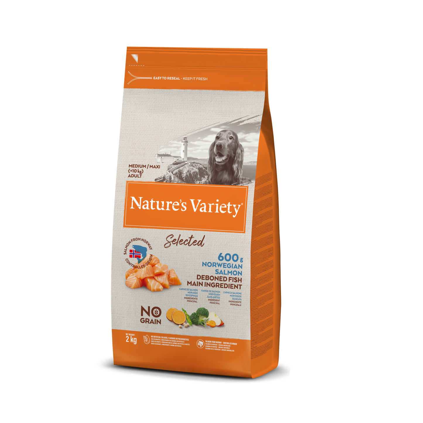 Natures Variety Selected Medium Adult Dry Dog Food - Salmon