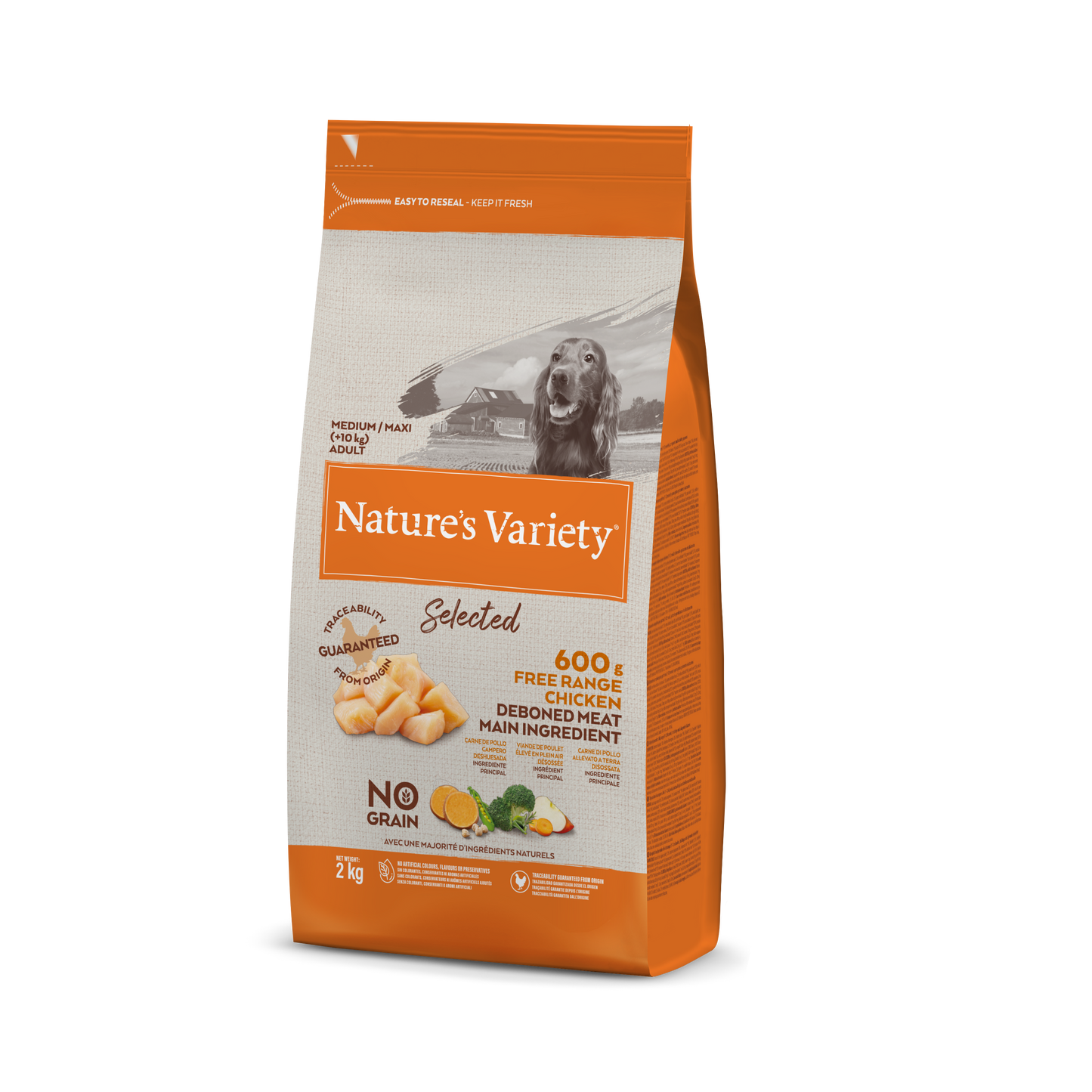Natures Variety Selected Medium Adult Dry Dog Food - Chicken