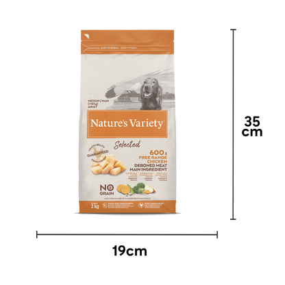 Natures Variety Selected Medium Adult Dry Dog Food - Chicken