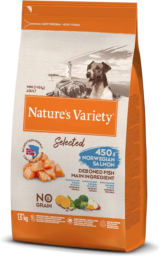 Natures Variety Selected Mini Adult Dry Dog Food - Salmon
