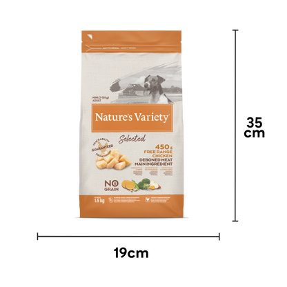 Natures Variety Selected Mini Adult Dry Dog Food - Chicken