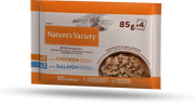 Natures Variety Multi Pack Adult Chicken & Salmon Pouch Wet Cat Food