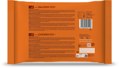 Natures Variety Multi Pack Adult Chicken & Salmon Pouch Wet Cat Food