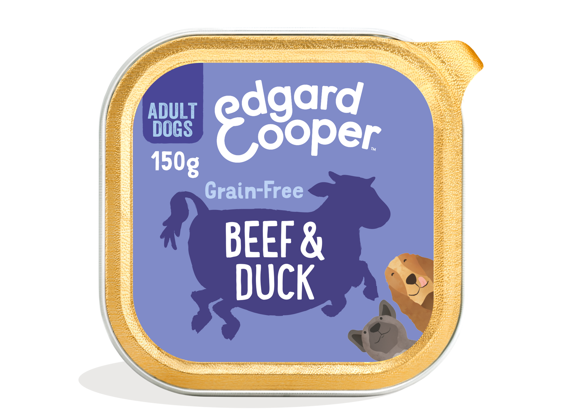 Edgard & Cooper Edgard & Cooper Beef Duck Adult Wet Dog Food pet food packaging