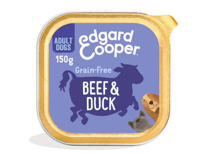 Edgard Cooper Grain Free Adult Beef & Duck Wet Dog Food