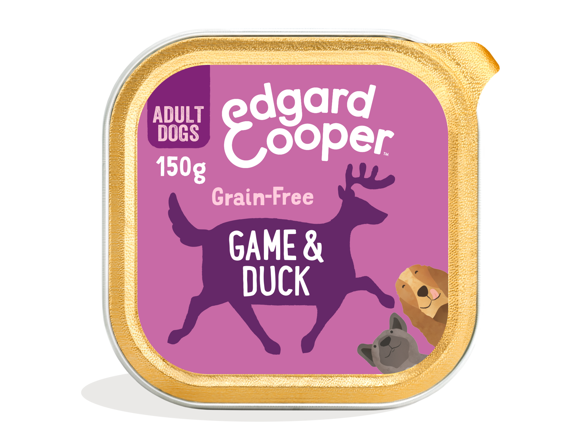 Edgard & Cooper Edgard & Cooper Grain Free Game Duck Adult Wet Dog Food pet food packaging