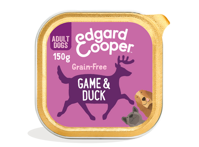 Edgard & Cooper Edgard & Cooper Grain Free Game Duck Adult pet food packaging