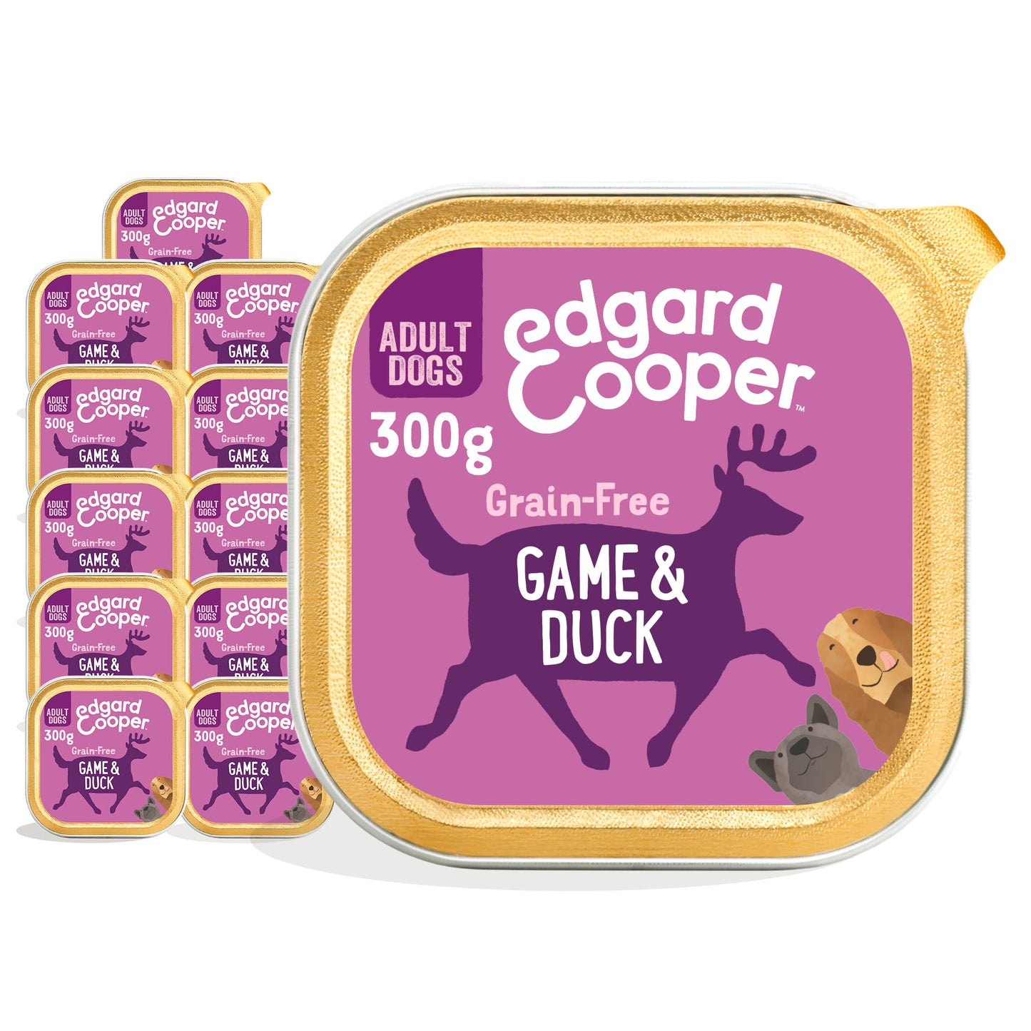 Edgard Cooper Grain Free Adult Game & Duck Wet Dog Food