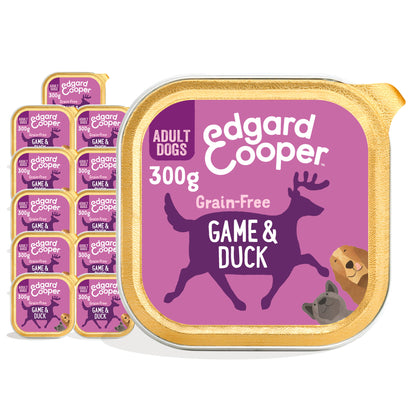Edgard Cooper Grain Free Adult Game & Duck Wet Dog Food