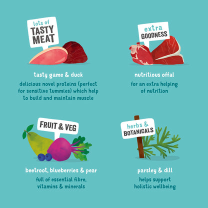 Edgard Cooper Grain Free Adult Game & Duck Wet Dog Food