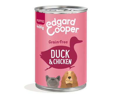 Edgard Cooper Grain Free Puppy Duck & Chicken Wet Dog Food