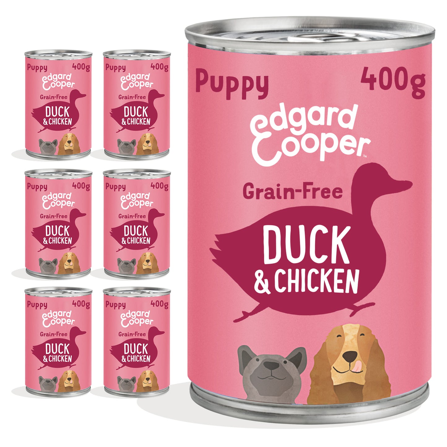 Edgard Cooper Grain Free Puppy Duck & Chicken Wet Dog Food