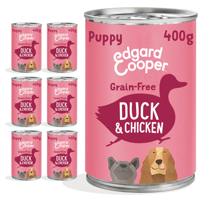 Edgard Cooper Grain Free Puppy Duck & Chicken Wet Dog Food