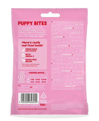 Edgard Cooper Grain Free Puppy Bites Duck & Chicken Dog Treats