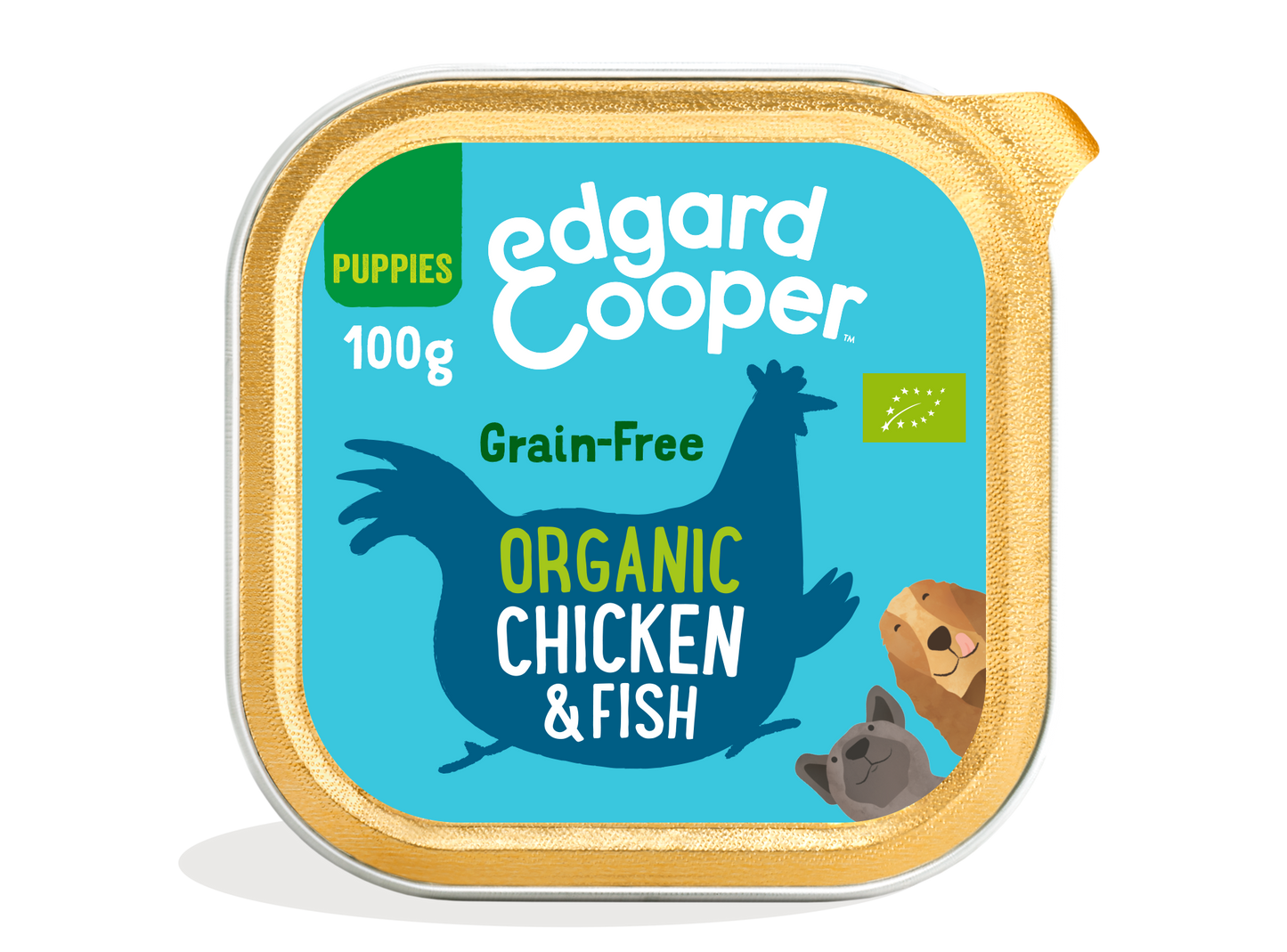 Edgard Cooper Grain Free Puppy Chicken & Fish Wet Dog Food