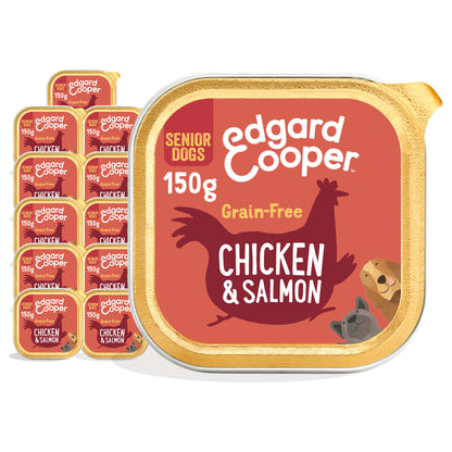 Edgard Cooper Grain Free Senior Chicken & Salmon Wet Dog Food