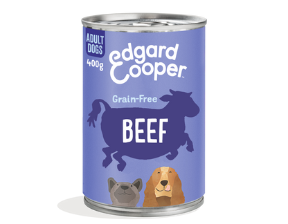 Edgard Cooper Grain Free Adult Beef Wet Dog Food