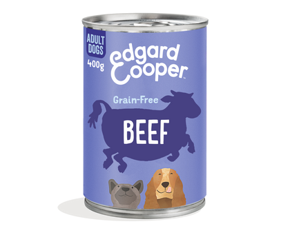 Edgard Cooper Grain Free Adult Beef Wet Dog Food