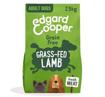Edgard & Cooper Edgard & Cooper Grain Free Grass Fed Lamb pet food packaging
