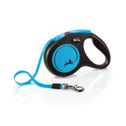 Flexi New Neon Medium Dog Tape 5 Meters - Blue