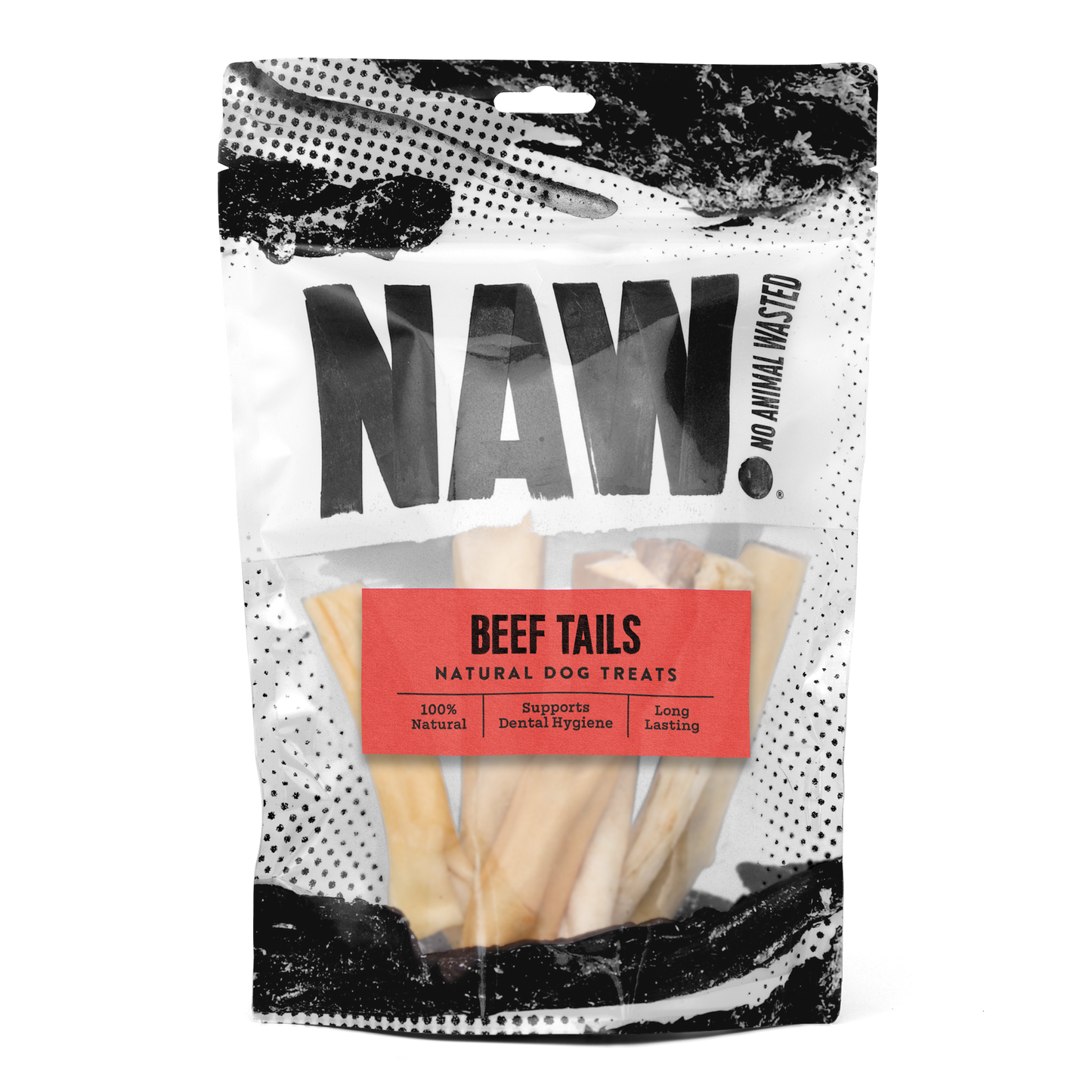 NAW Natural Beef Tails Dog Chew Treats