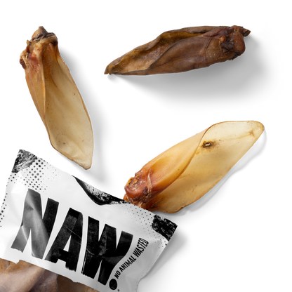 NAW Natural Buffalo Ears Dog Chew Treats