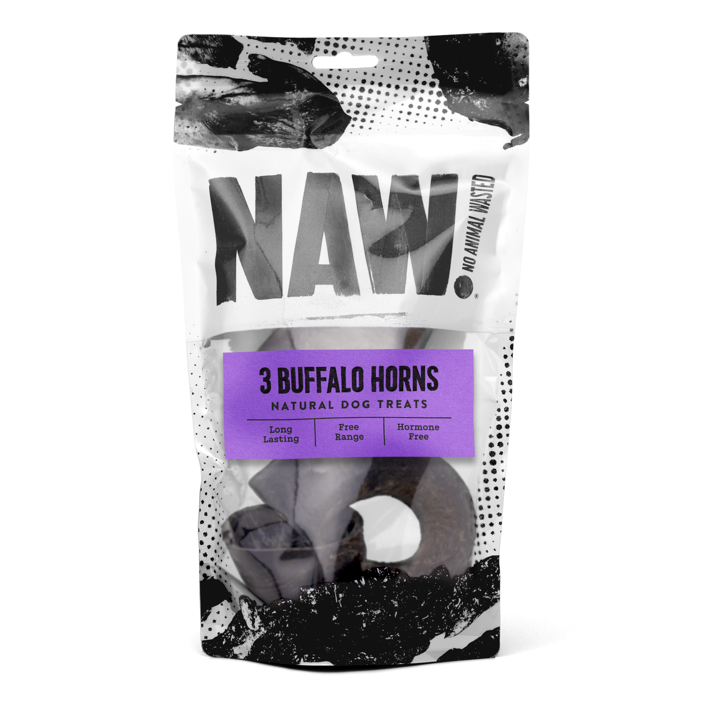 NAW Natural Buffalo Horns Dog Chew Treats