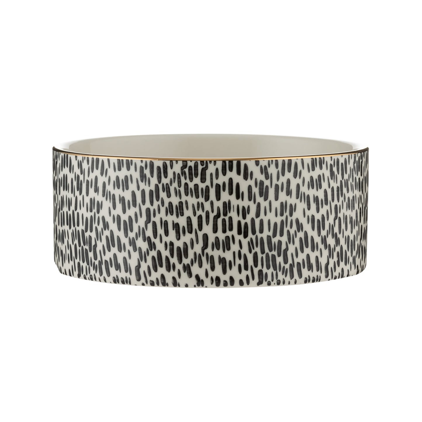 Mason Cash Splatter with Gold Rim Pet Bowl - 15cm