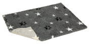 Petlife Vetbed Non-Slip Grey with Stars & Paws Cat & Dog Bed