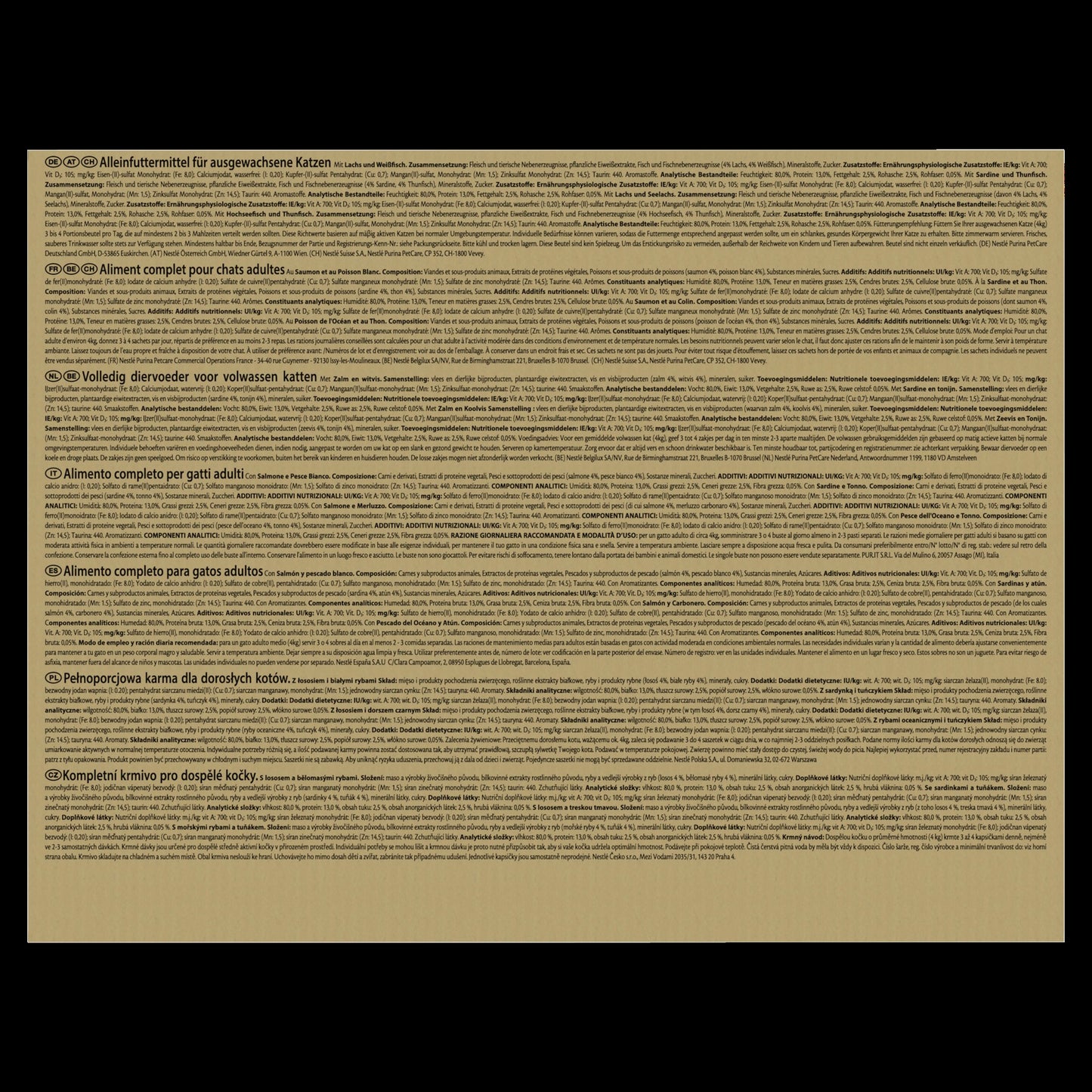 Gourmet Perle Seaside Duo in Gravy Wet Cat Food