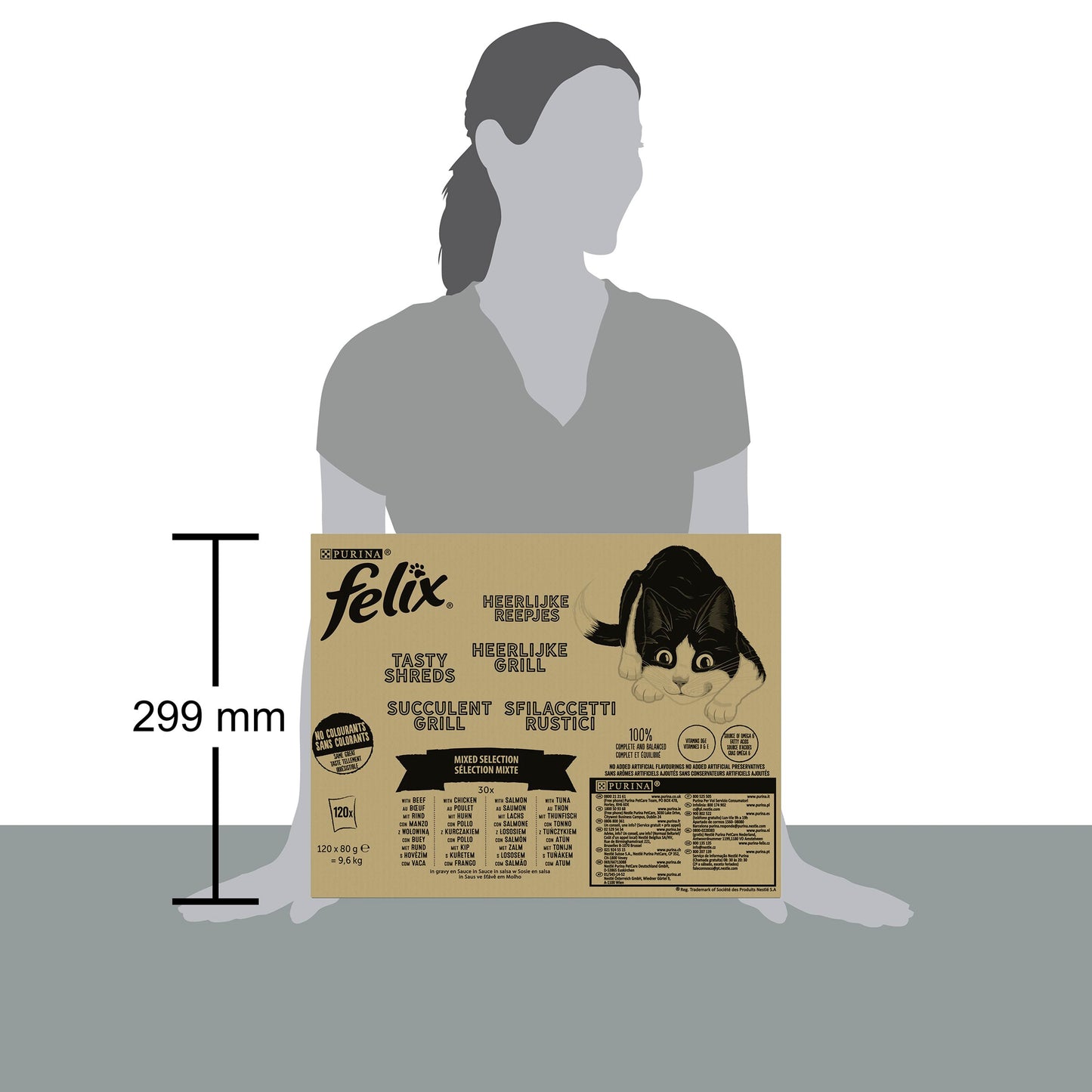 Felix Tasty Shreds Mixed Selection in Gravy Wet Cat Food