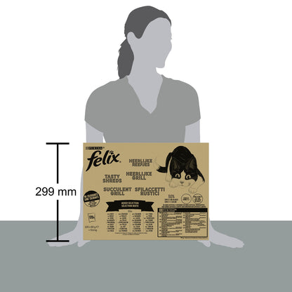 Felix Tasty Shreds Mixed Selection in Gravy Wet Cat Food