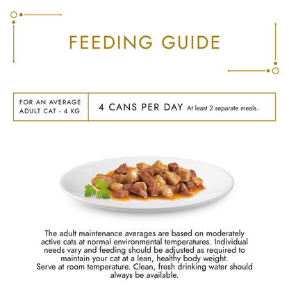 Gourmet Gold Chunks in Gravy Collection Wet Cat Food