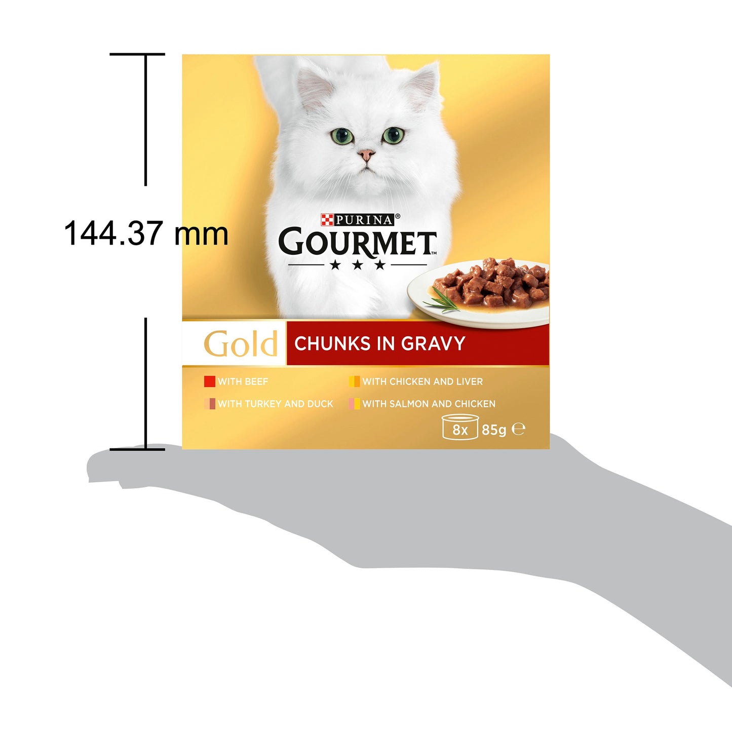 Gourmet Gold Chunks in Gravy Collection Wet Cat Food