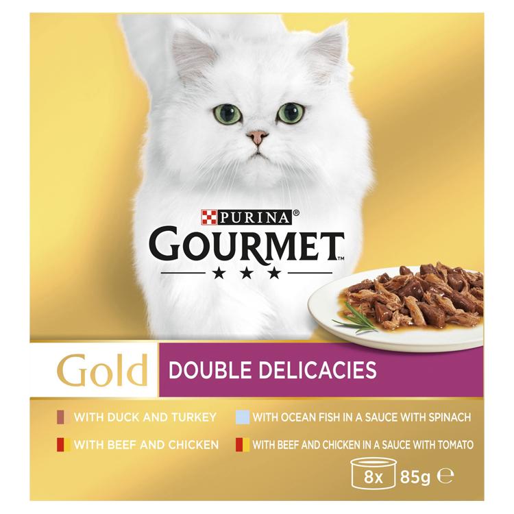 Gourmet Gold Double Delicacies Wet Cat Food