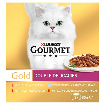 Gourmet Gold Double Delicacies Wet Cat Food