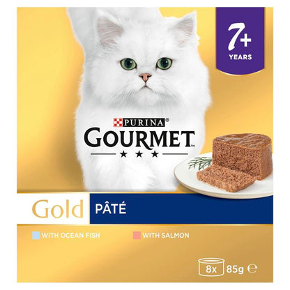 Purina Gourmet Gold Senior Pate Fish Wet Cat Food
