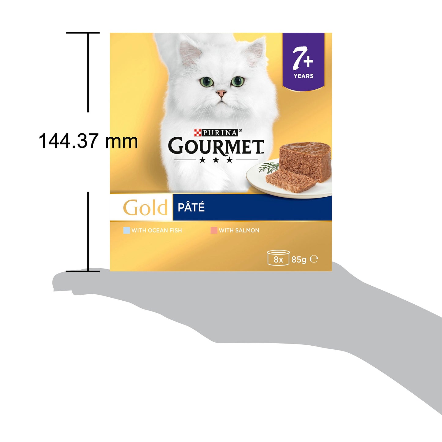 Purina Gourmet Gold Senior Pate Fish Wet Cat Food