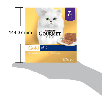 Purina Gourmet Gold Senior Pate Fish Wet Cat Food