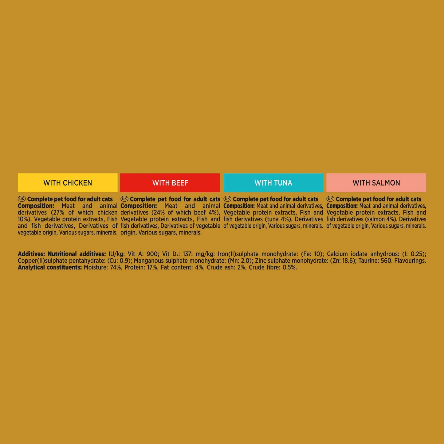 Gourmet Gold Savoury Cake Meat and Fish Variety Wet Cat Food