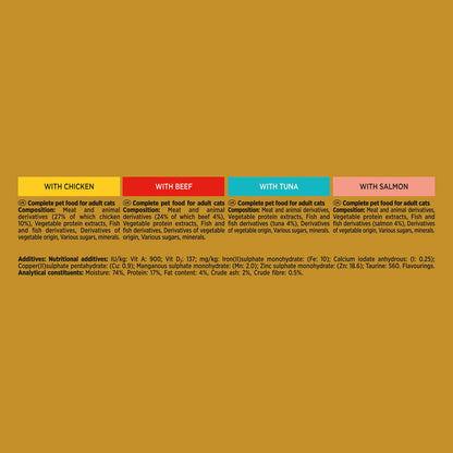 Gourmet Gold Savoury Cake Meat and Fish Variety Wet Cat Food