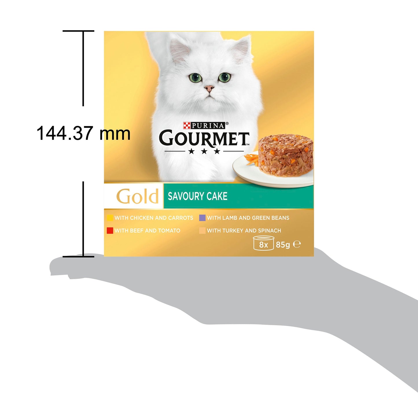 Gourmet Gold Savoury Cake Meat and Veg Variety Wet Cat Food