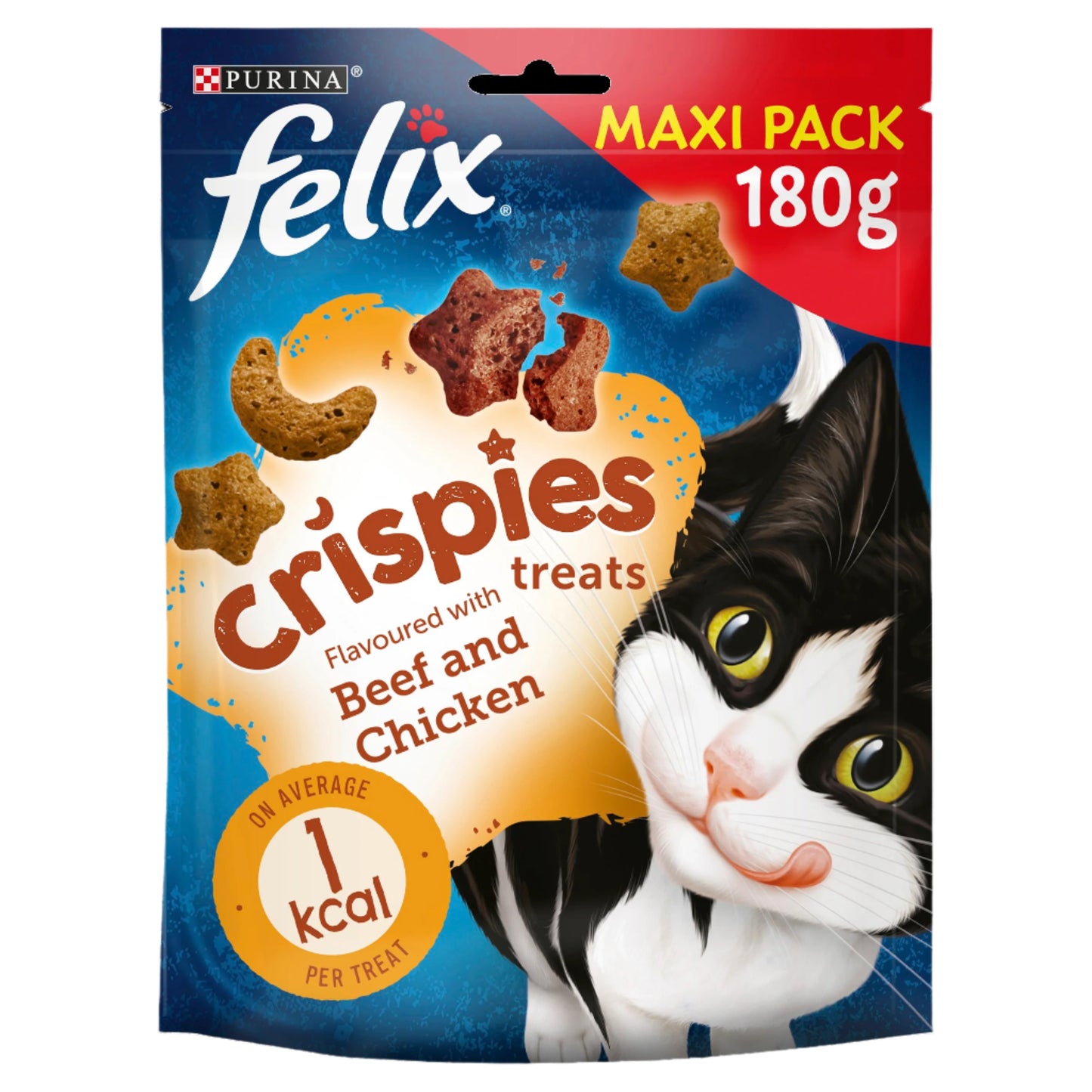 Felix Crispies Chicken and Beef Adult Cat Treats