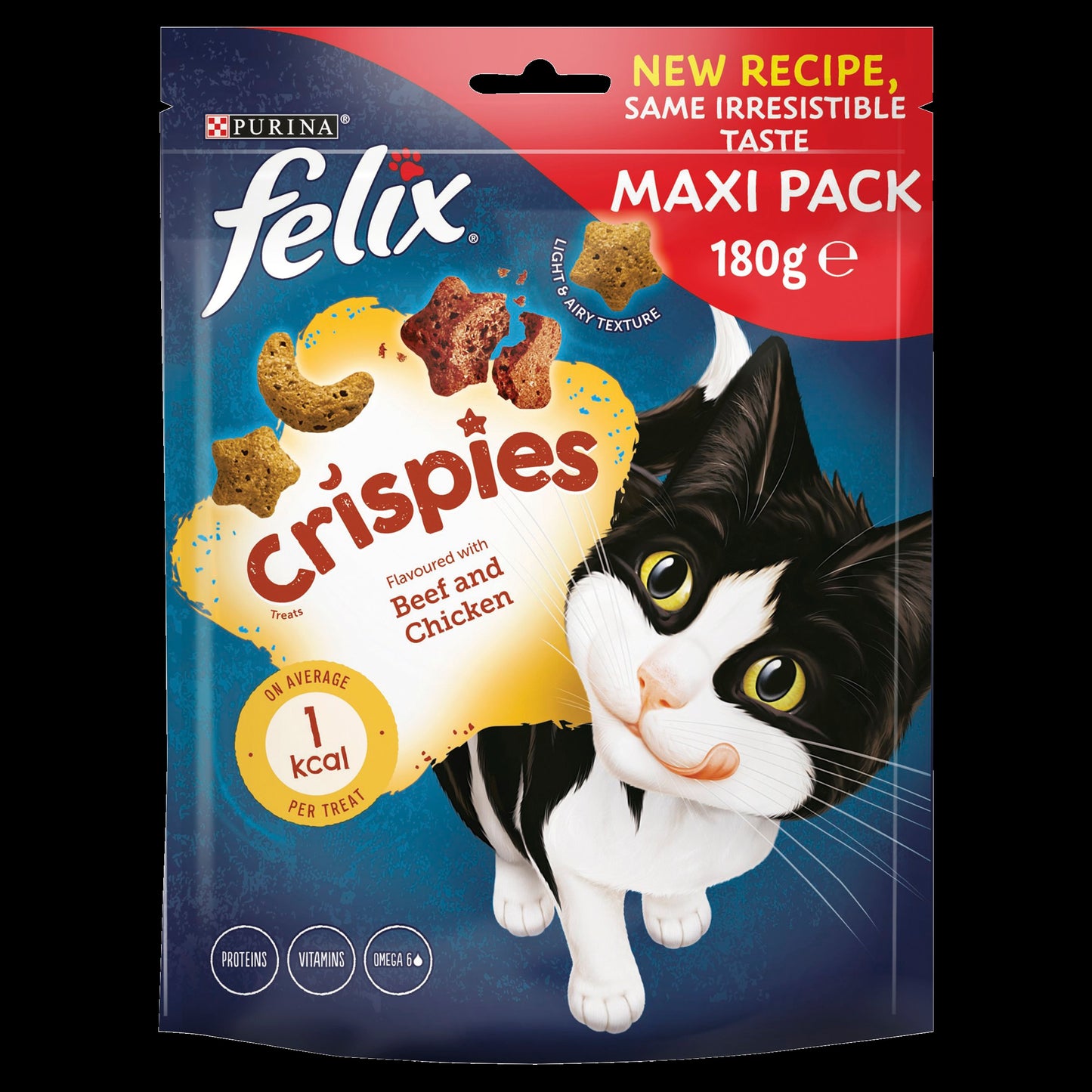 Felix Crispies Chicken and Beef Adult Cat Treats
