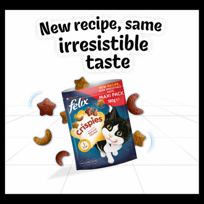 Felix Crispies Chicken and Beef Adult Cat Treats