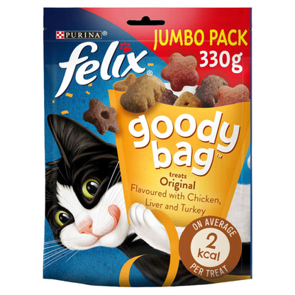 Felix Goody Bag Original Chicken, Liver and Turkey Adult Cat Treats