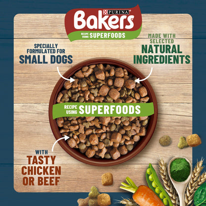Bakers Beef Small Dry Dog Food