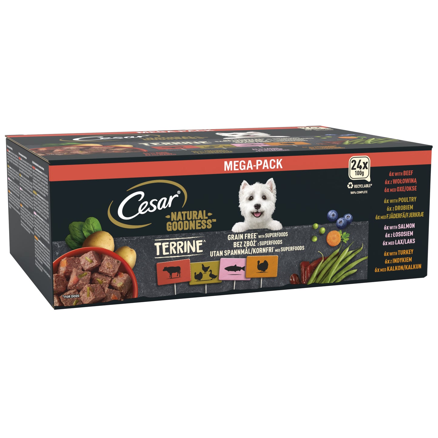 Cesar Natural Goodness Mixed Selection Adult Dry Dog Food